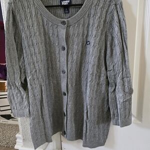 Women's Chase Gray Cable Knit Sweater